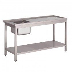 Gastro M voorspoeltafel voor doorschuifvaatwasmachine HT50