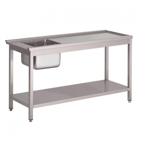Gastro M voorspoeltafel voor doorschuifvaatwasmachine HT50