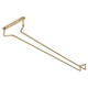 Glasrek messing 61cm