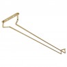 Glasrek messing 61cm