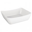 Olympia Kristallon Curve schaal GN 1/2 wit