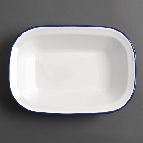 Olympia Emaille serveerschaal 19x28cm