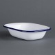 Olympia Emaille taartschaal 13,5x18cm
