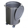 RVS afvalemmer 50ltr