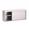 Gastro-M RVS wandkasten met schuifdeuren 1200x400x600mm