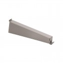 Gastro-M RVS plankdrager voor wandplank 400mm