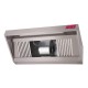 Gastro M RVS afzuigkap met motor 54x150x90cm