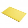Gastro-M GN1/1 HDPE snijplank met sapgeul geel