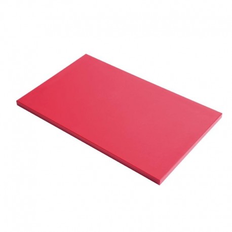 Gastro M HDPE snijplank rood 600x400x20mm