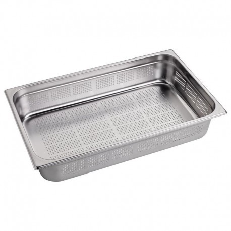 Gastro M geperforeerde RVS GN1/1 bak 100mm