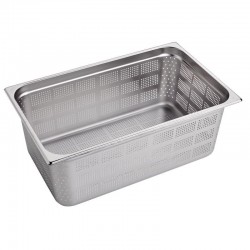 Gastro M geperforeerde RVS GN1/1 bak 200mm