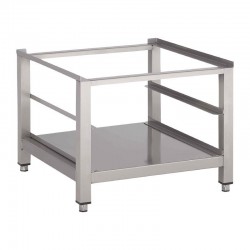 Gastro M vaatwasmachine onderstel 60x60x40cm met onderblad en geleider