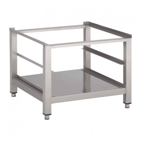 Gastro M vaatwasmachine onderstel 60x60x40cm met onderblad en geleider