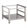 Gastro M vaatwasser onderstel 60x60x40cm met onderblad en geleider