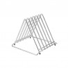 Hygiplas RVS snijplankenrek 6x 30mm