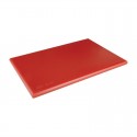 Hygiplas HDPE snijplank rood 450x300x25mm
