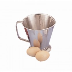 Maatbeker RVS 1L