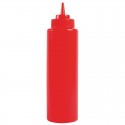 Vogue portioneer knijpfles rood 23cl