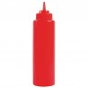 Vogue portioneer knijpfles rood 68cl