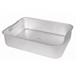 Vogue extra diepe aluminium braadslede 52cm