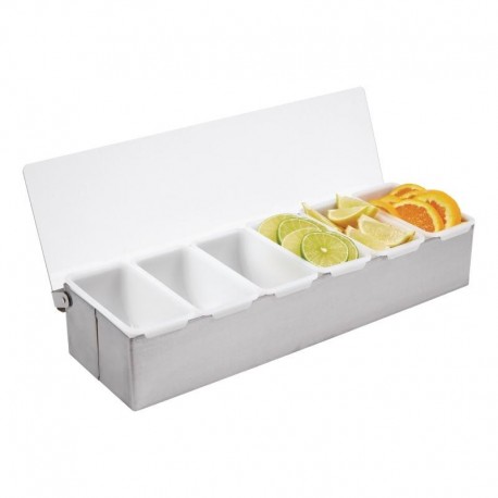 Vogue ingrediëntenbak met 6 bakjes