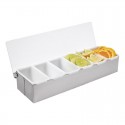 Olympia ingrediëntenbak met 6 bakjes