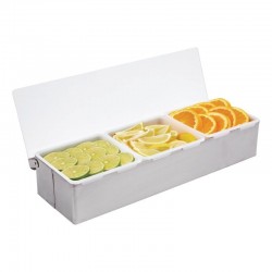 Vogue ingredientenbak met 3 bakjes
