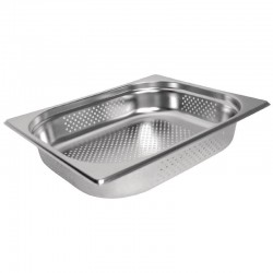 Vogue geperforeerde RVS GN1/2 bak 65mm