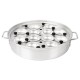 Vogue aluminium ei-pocheerpan met handvatten 35cm