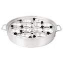 Vogue aluminium ei-pocheerpan met handvatten 35cm