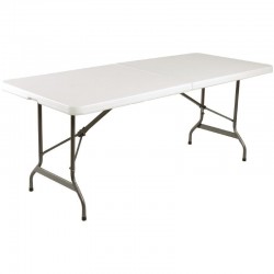 Bolero inklapbare tafel wit 183cm