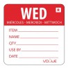 Vogue voedseletiketten kleurcode woensdag