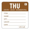 Vogue voedseletiketten kleurcode donderdag