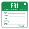 Vogue voedseletiketten kleurcode vrijdag