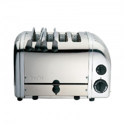 Dualit Vario 2 x 2 combi broodrooster 4 sleuven RVS 42174