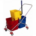 Jantex duo rolemmer met wringer 2x 23L