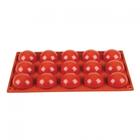 Pavoni Formaflex siliconen bakvorm 15 halve bollen