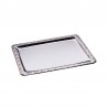 APS RVS serveerschaal met versierde rand 50x36cm
