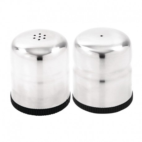 Olympia jumbo RVS peper- en zoutstrooier