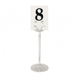 Olympia RVS tafelnummerhouder 20,5cm