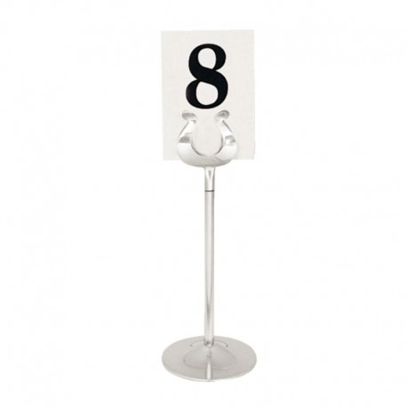 Olympia RVS tafelnummerhouder 20,5cm