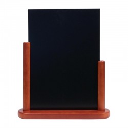 Securit tafelkrijtbordje mahonie 32 x 27cm