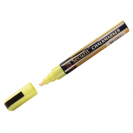 Securit wisbare krijtstift 6mm geel