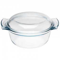 Pyrex ronde glazen casserole 3,75ltr