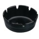 Kristallon melamine asbak zwart 10cm