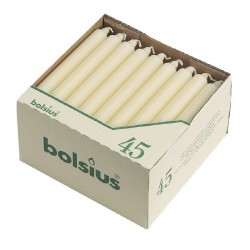 Bolsius dinerkaarsen wit