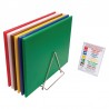 Hygiplas HDPE snijplanken set met rek 610x455x25mm