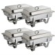 Olympia Milan chafing dish set 4 stuks