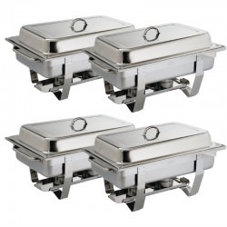 Olympia Milan chafing dish set 4 stuks