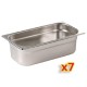 Vogue GN bakken set 7x GN1/4